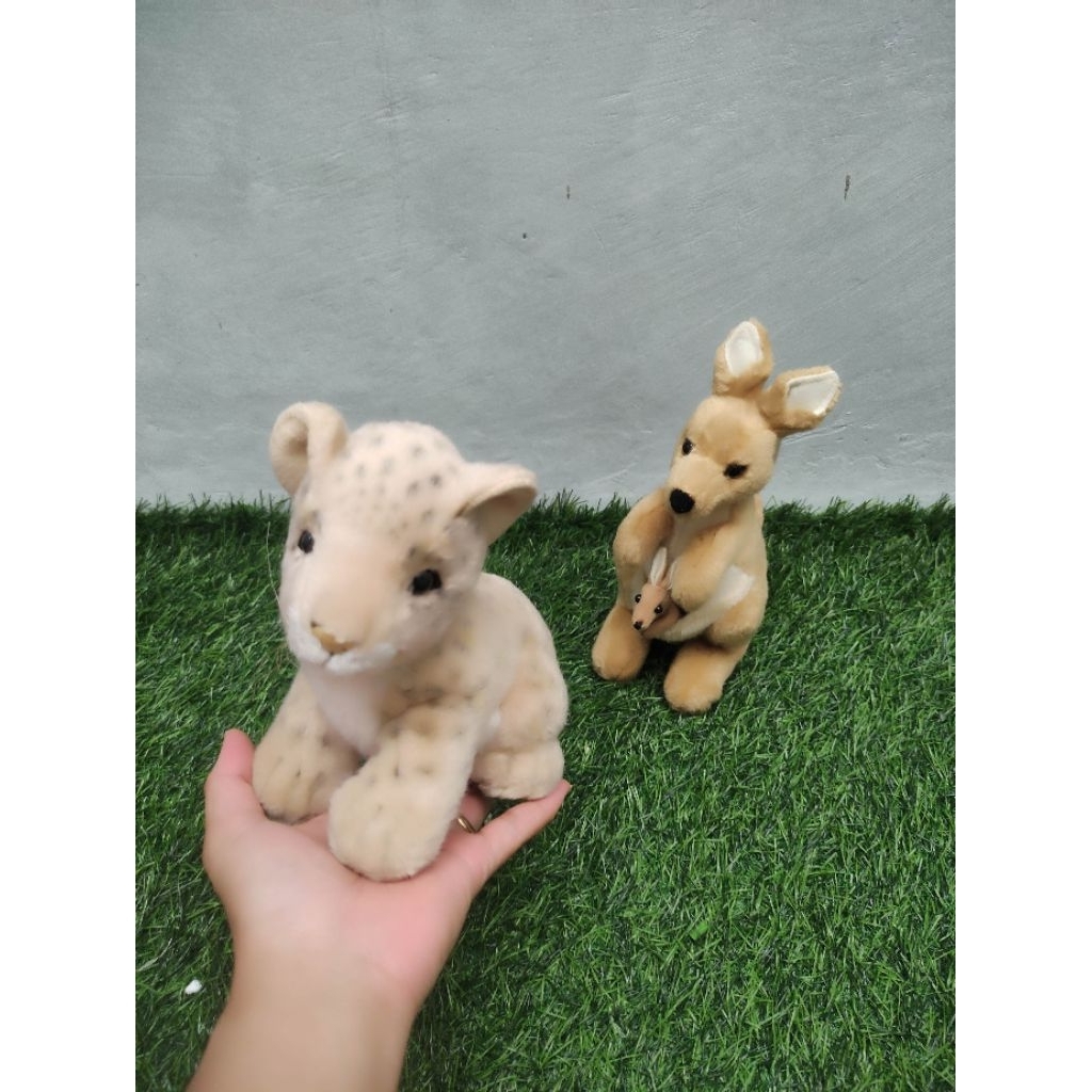 Boneka macan tutul/ kanguru original hansa