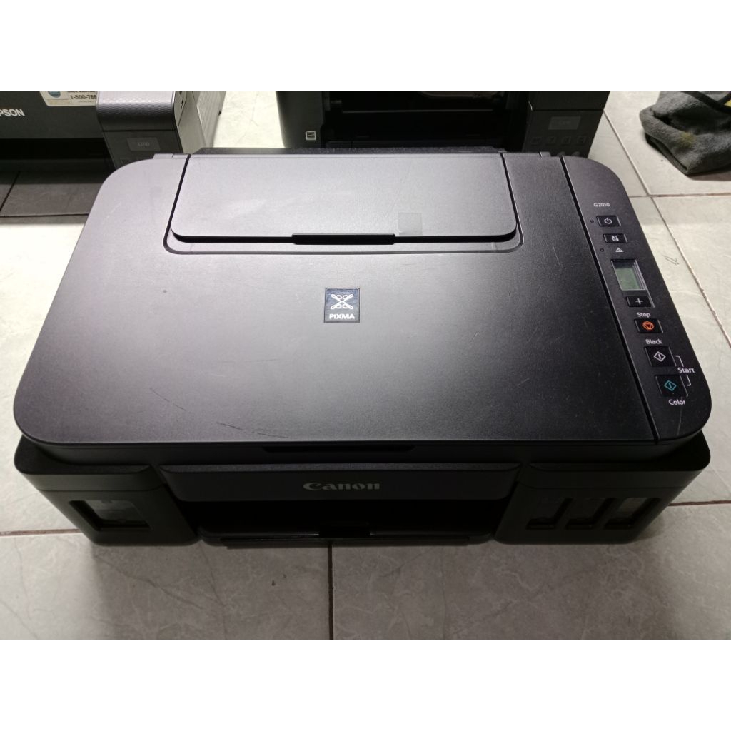 Printer canon G2010 scan fotocopy minus cartridge