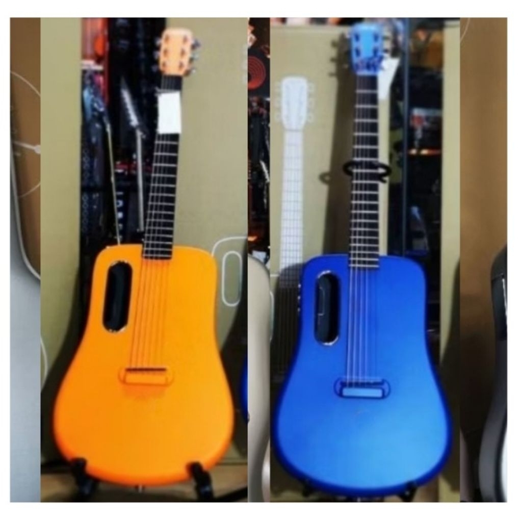 GITAR PREMIUM LAVA 3/4 FREE PACKING KAYU - SENAR CADANGAN - TANAM BESI LVA ME SENAR STRING GUITAR
