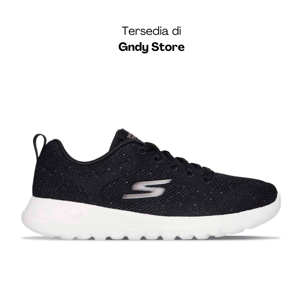 Sepatu Sneakers Wanita Skechers Go Walk Joy 124640/BKRG Black Rose Gold Women