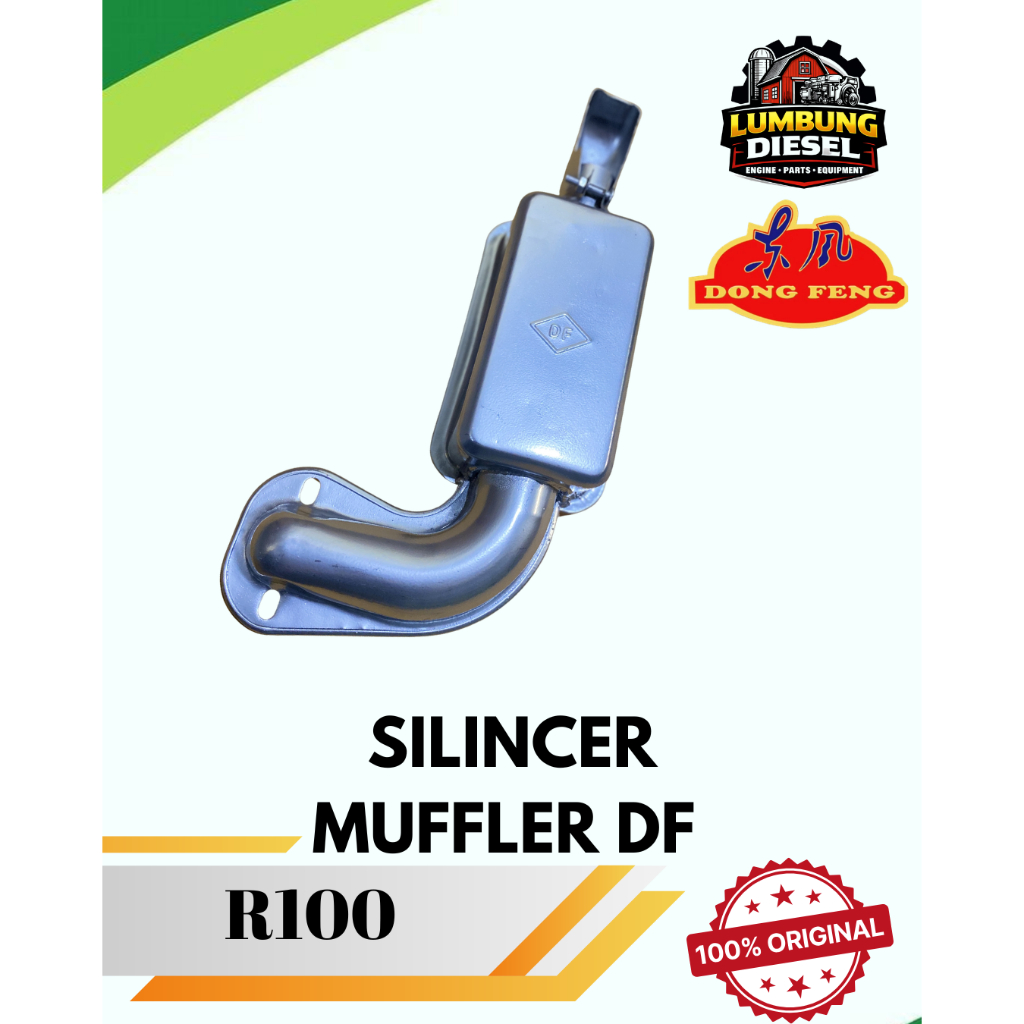 Knalpot Silincer Muffler Mesin Diesel Dongfeng R100 Original 10 PK / Muffler Silencer Mesin Diesel D