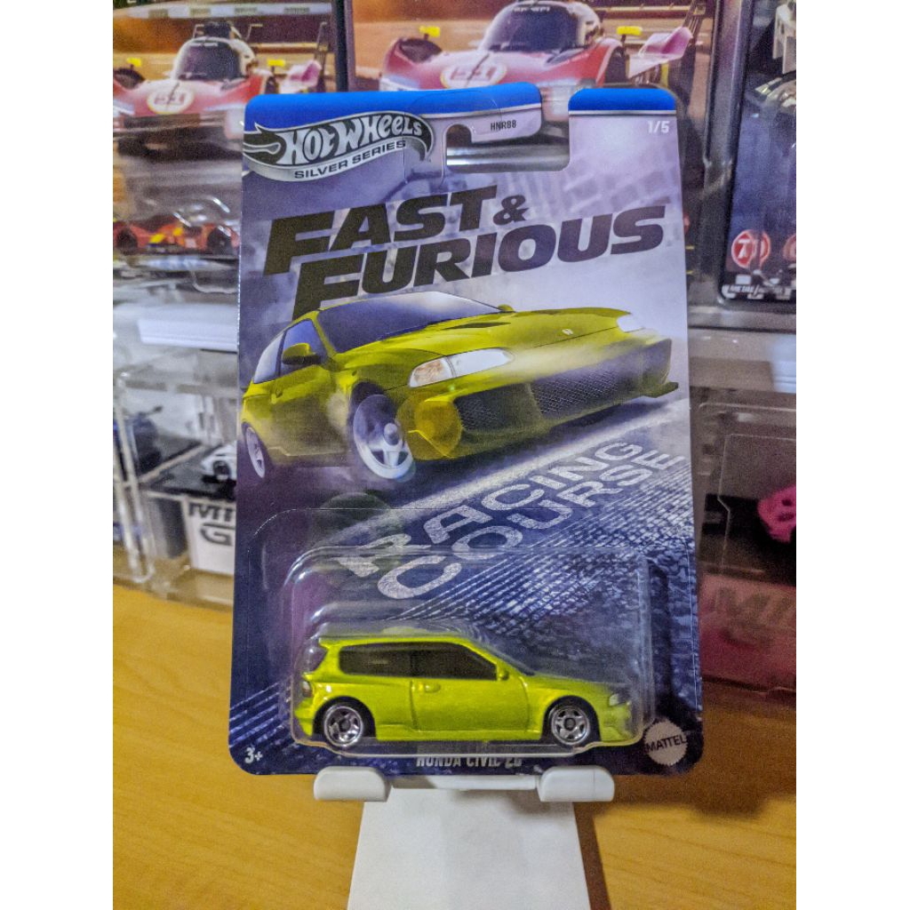 Hot Wheels Fast & Furious - Honda Civic EG Hijau/Cendol