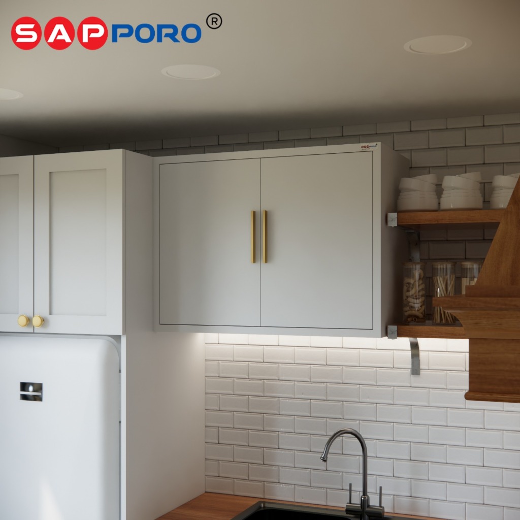 SAPPORO MELLE - Lemari Dapur Tembok Dinding Besi Minimalis - Kitchen Cabinet