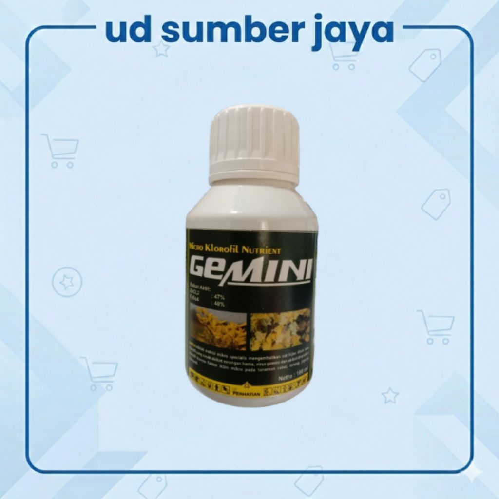 Nutrisi Gemini 100 ML Anti Virus Gemini Obat Sulang