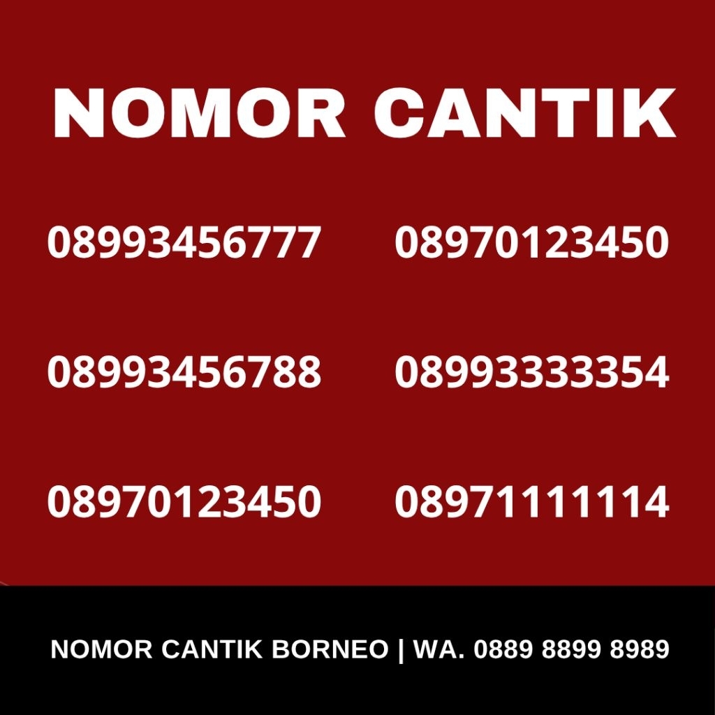 Kartu perdana Tri 11 Digit  - Nomor Cantik TRI