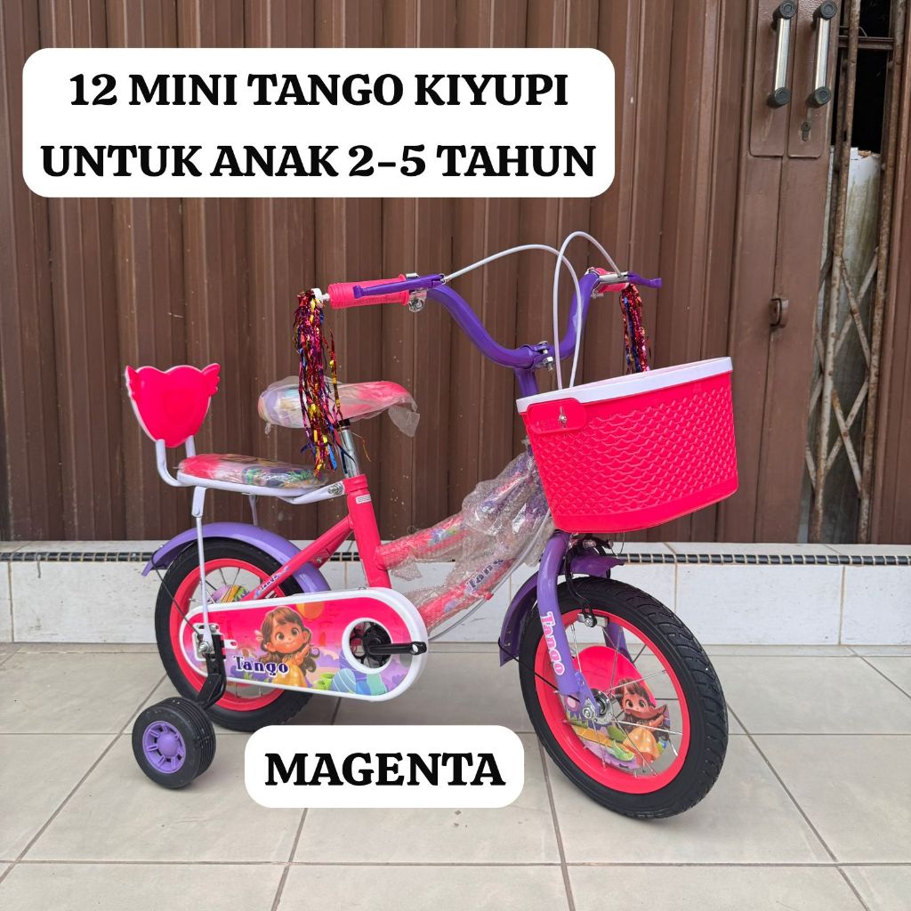 (BATAM) Sepeda Anak Perempuan Mini 12 TANGO KIYUPI