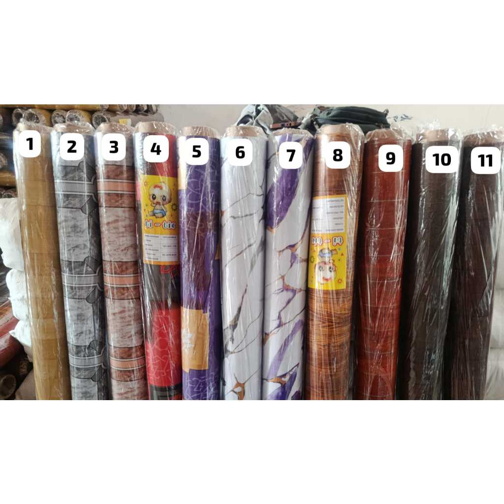 KARPET PLASTIK LANTAI  VINYL 1 ROLL (17 meter) / TAPLAK MEJA