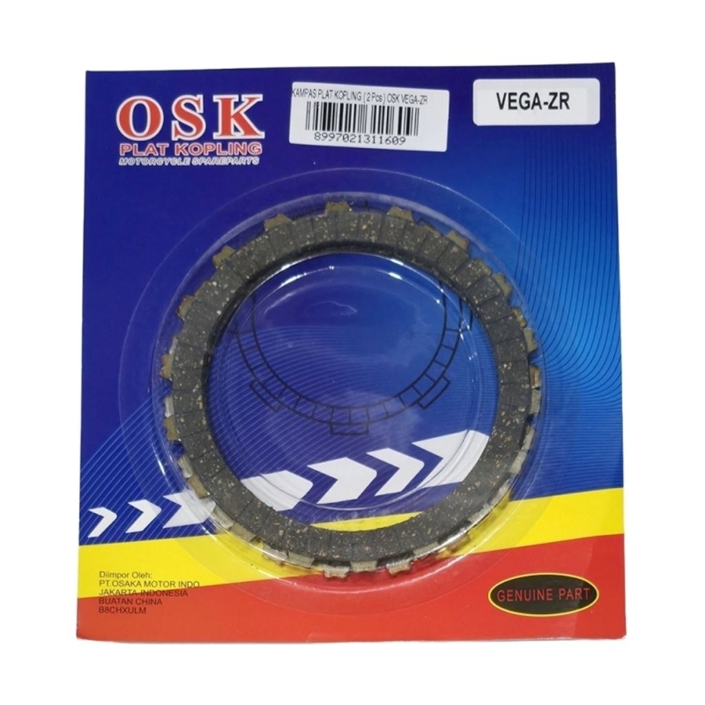 KAMPAS PLAT KOPLING UNTUK VEGA-ZR PER SET 2PCS ORIGINAL OSK