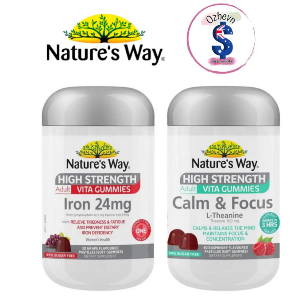 Nature's Way Adult Vita Gummies High Strength Iron 30 Gummies /  Nature's Way High Strength Adult Vi