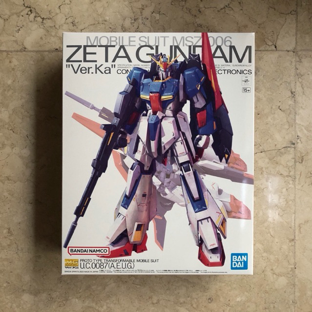 MG 1/100 Zeta Gundam Ver Ka Bandai MIB