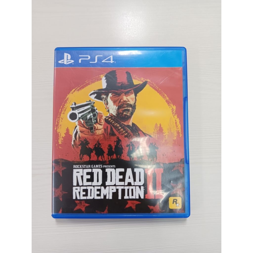 BD KASET PS4 RED DEAD REDEMPTION 2 REGION 3 - GAME PS4 - ORIGINAL PLAYSTATION - BEKAS SECOND MULUS -