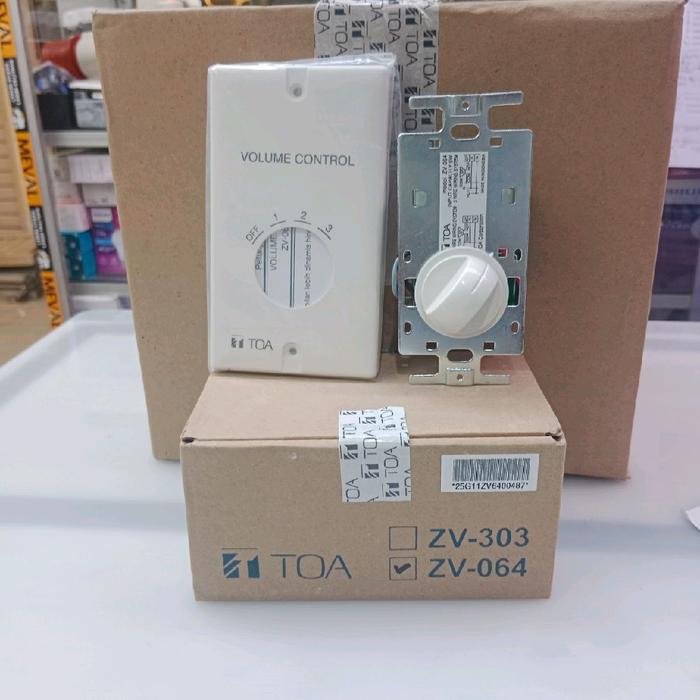 TOA VOLUME CONTROL ZV 064 / VOLUME CONTROL ZV-064 Original 6 Watt Kontrol Volume Speaker Suara TOA Z