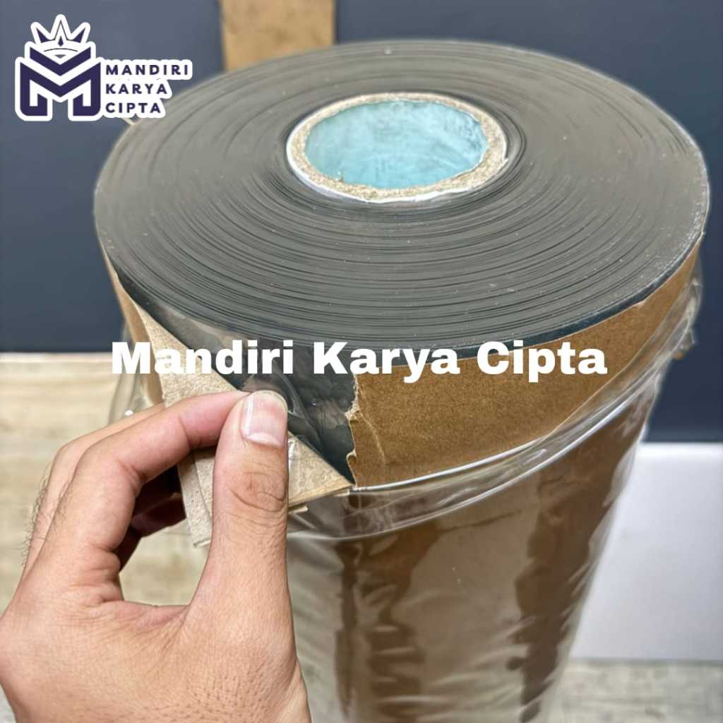 Plastik Mika Lentur Transparan 0.6mm x 137cm x 1 roll I Mika Lentur Bening