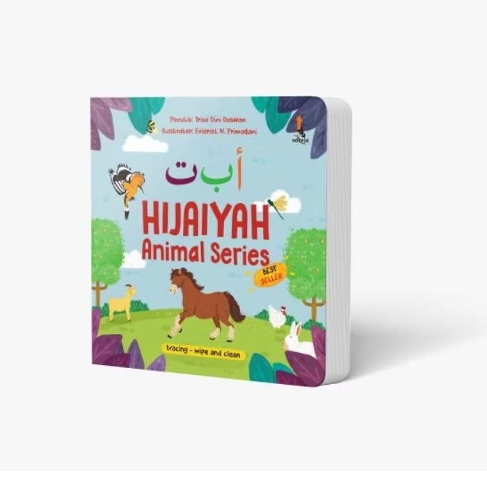 PRE ORDER Boardbook ABATA Hijaiyah Series. CPB Hoopoe