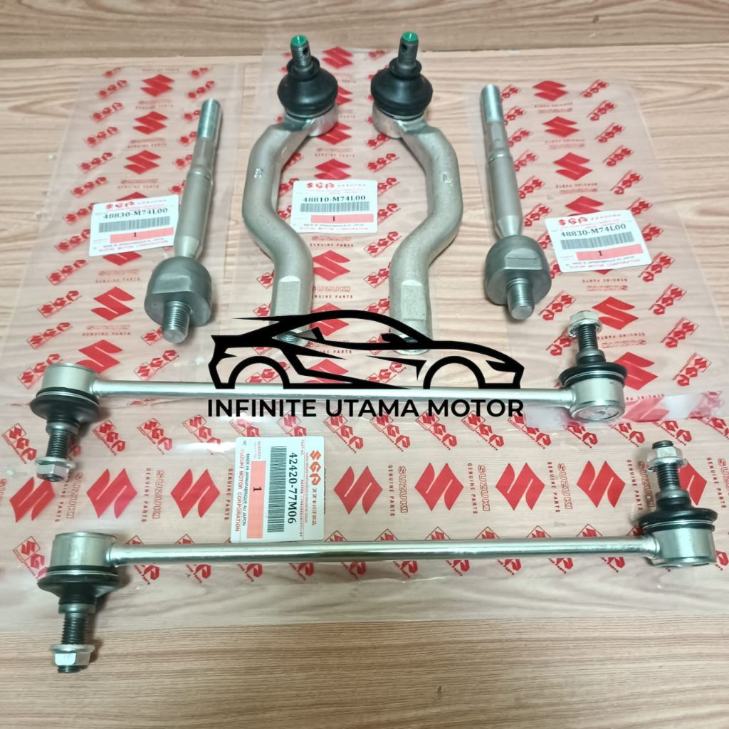 Tie Rod End Tie Rod + Long Tie Rod Rack End + Link Stabil Link Stabilizer Ertiga 2012 2013 2014 2015