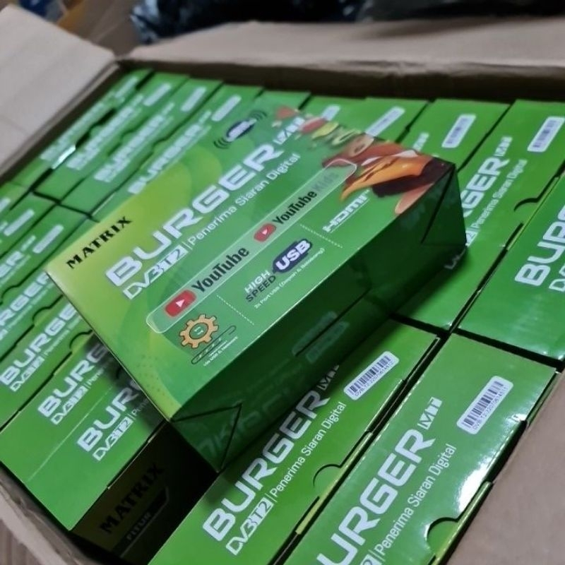 GROSIR STB BURGER HIJAU MT TERBARU ( 1 KOLI = 40 PCS )  TERMURAHH