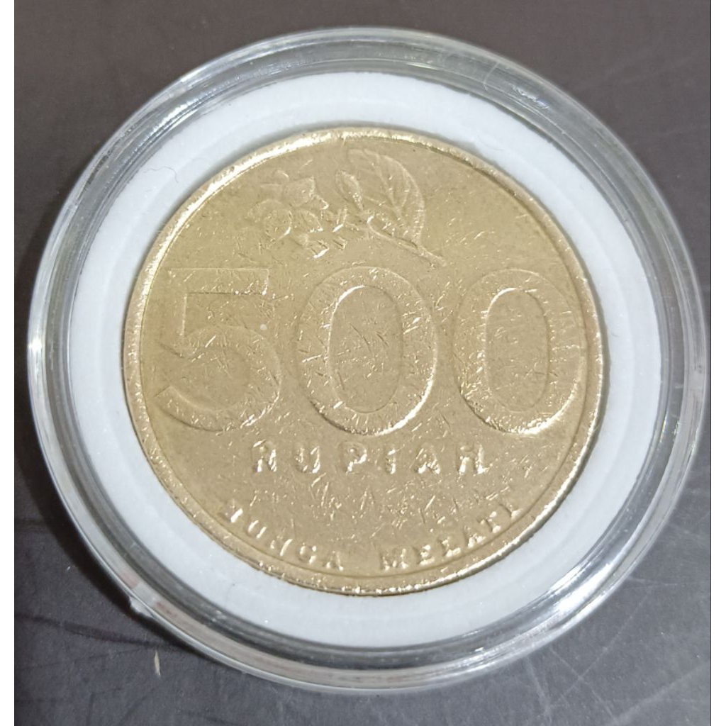 Uang Logam Kuno 500rupiah melati