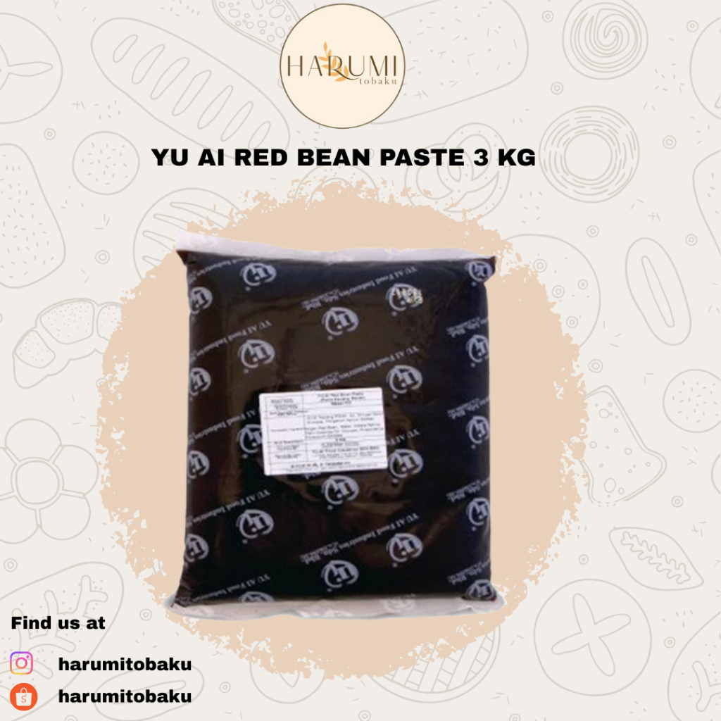 Yu Ai Red Bean Paste / Pasta Kacang Merah 3 Kg Yu-Ai