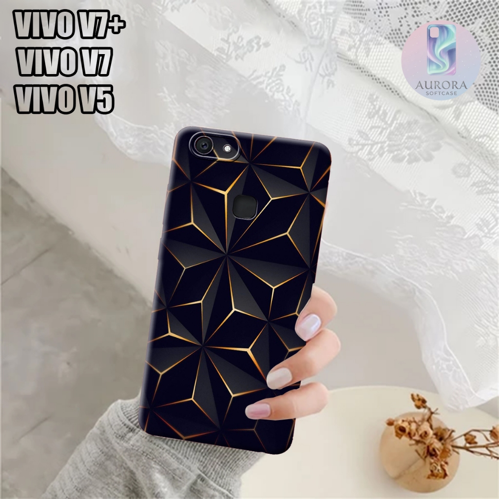Softcase Vivo V7 Plus Vivo V7 Vivo v5 Plus - Case Hp - Motif Abstrak - K001 - Pelindung Body Hp