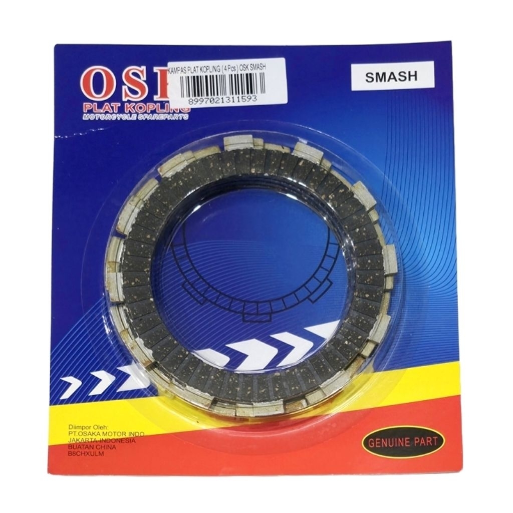 KAMPAS PLAT KOPLING UNTUK SMASH PER SET 4PCS ORIGINAL OSK