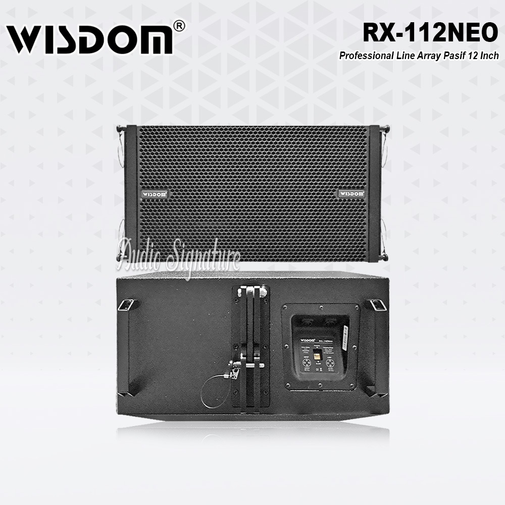 Speaker Pasif Line Array 12 Inch WISDOM RX 112 NEO | RX112NEO Original Harga 1 PCS