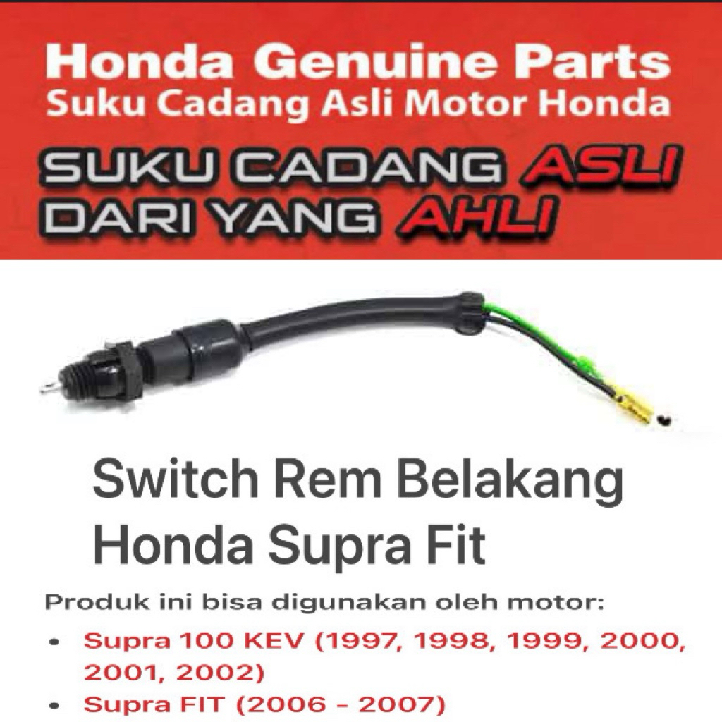 35350KEV950 Switch Rem Belakang Honda Supra Fit