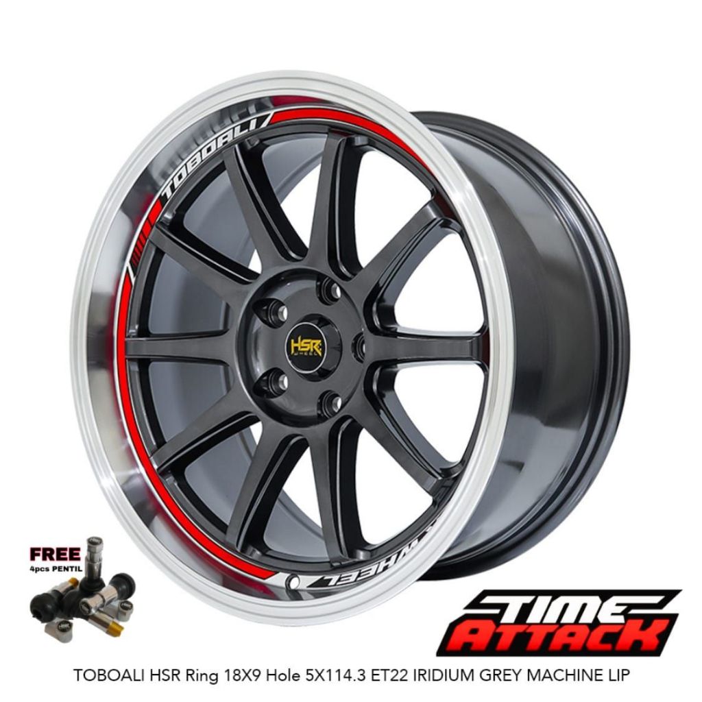 Velg Mobil Innova R18 HSR Wheel TOBOALI Velg HSR Ring 18