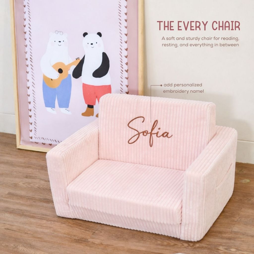 [READY STOCK] The Every Chair | Sofa Anak | Sofa bed Anak | Kursi Anak | Sofa custom nama