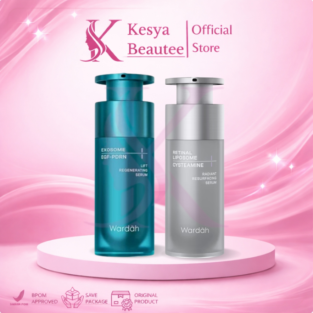 KesyaBeautee - Wardah Radiant Resurfacing Retinal Cysteamine Serum, Wardah Lift Generating Serum Exo
