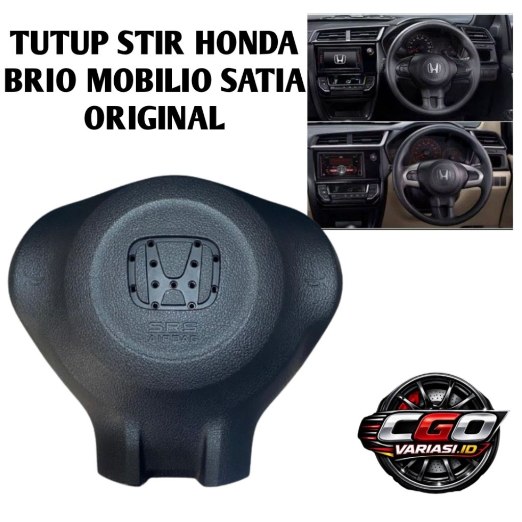 Tutup Stir Cover Airbag Stir Honda Brio Mobilio Satya Original