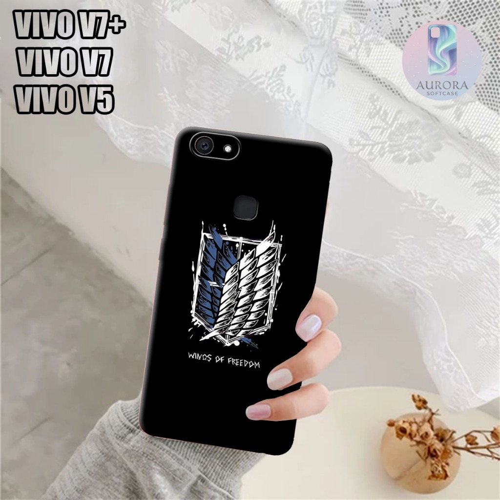 Case Hp Vivo V7 Plus Vivo V7 Vivo v5 Plus - Softcase - Motif Karakter - K024 - Logo Anime - Case Kar