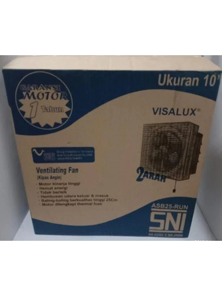 VISALUX EXH DINDING 10INCI ASB 25 RUN Exhaust Fan 10 inch 10" Visalux Dinding GARANSI RESMI BATAM