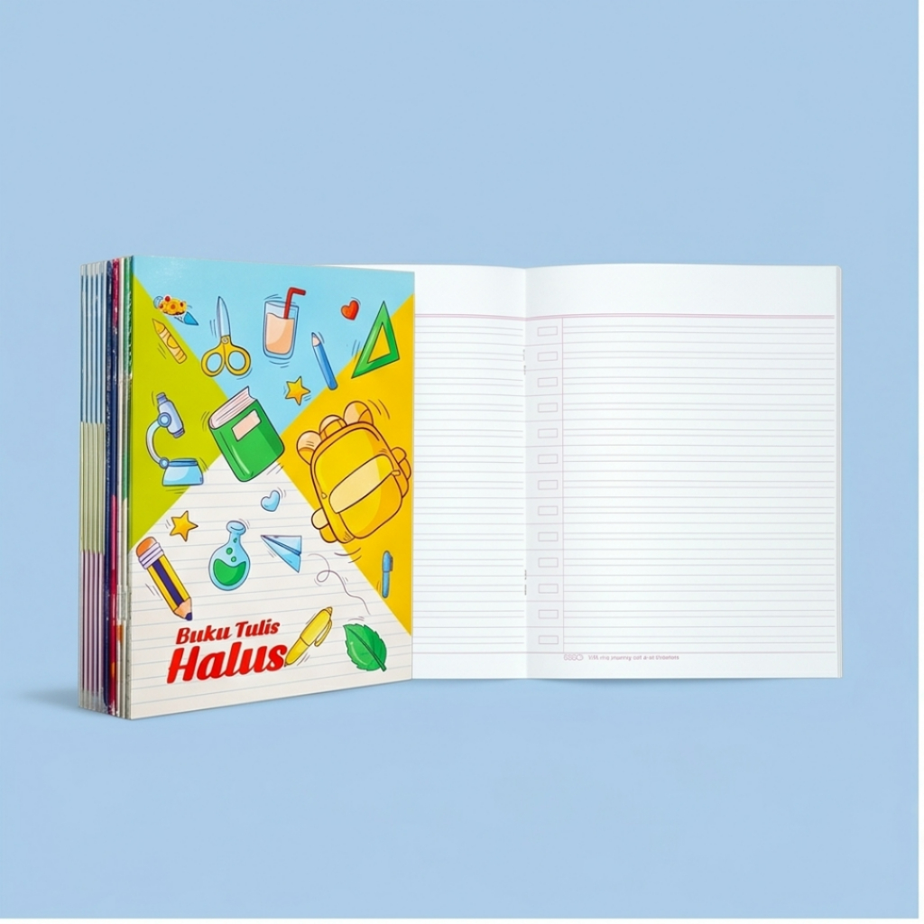 Buku Tulis Menulis Halus Kiky 38 Lembar Garis 3 Buku Belajar Menulis Anak Sekolah Grosir Alat Tulis