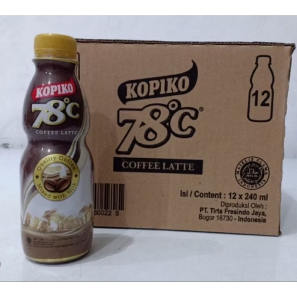 Kopi Instan Kopiko 78 KEMASAN 1DUS ISI 12PCS