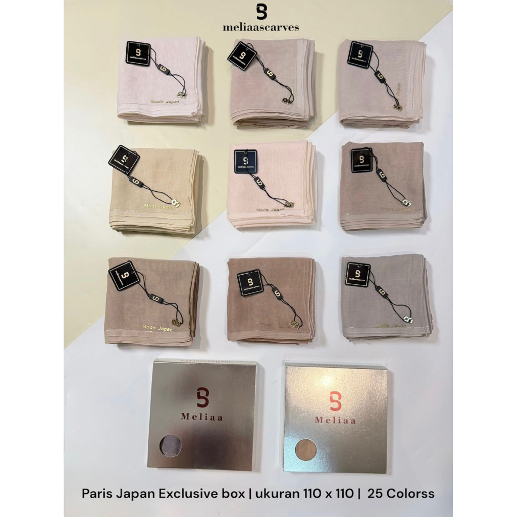 Paris Japan By MeliaScarves Free Box Exclusive