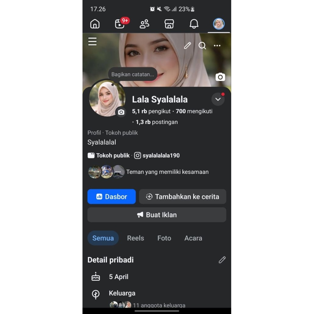 Akun Facebook Premium Usia Lama Sudah Verifikasi V2