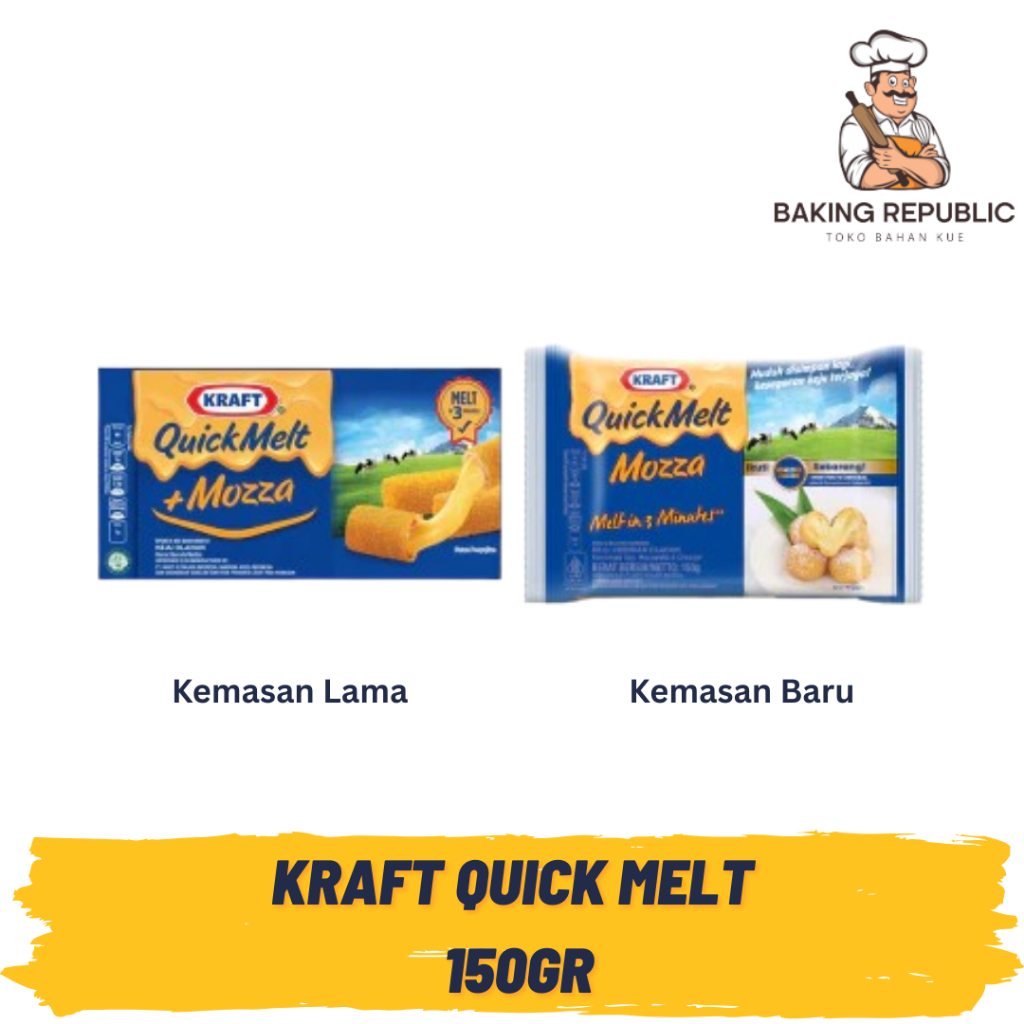 KRAFT CHEESE QUICK MELT | 150GR | KRAFT KEJU QUICK MELT