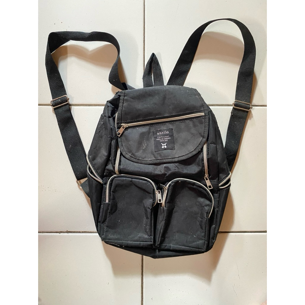 TAS SEKOLAH / RANSEL HITAM PRELOVED