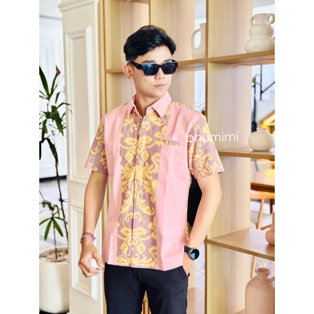 Kemeja Endek Pria/Kemeja Endek/Kemeja Pria
