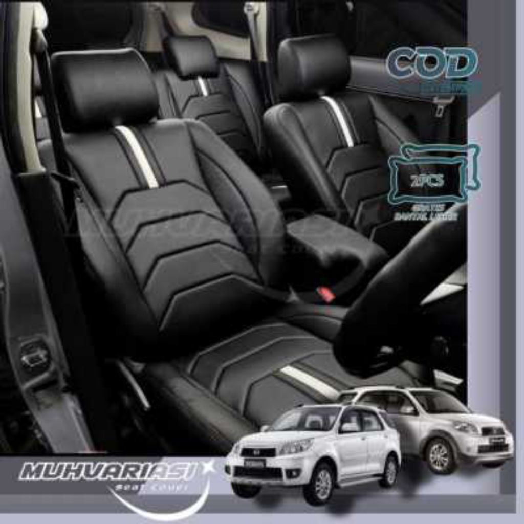sarung jok mobil rush/terios 2010-2011 full seat 3 baris