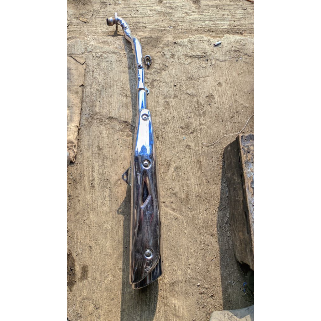 KNALPOT STANDAR HONDA KHARISMA 125,SUPRA X125 ORIGINAL COPOTAN