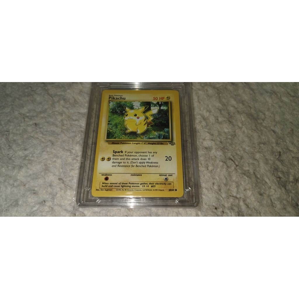 CARD KARTU POKEMON PIKACHU ENGLISH 1999 Original