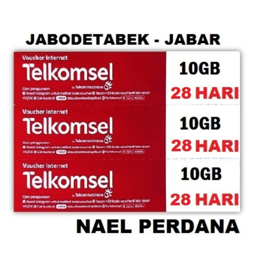 VOUCHER TELKOMSEL 10GB 28HARI