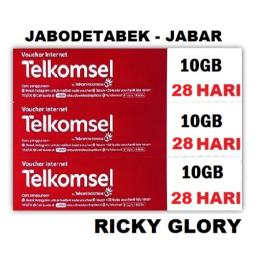 VOUCHER TELKOMSEL 10GB 28HARI