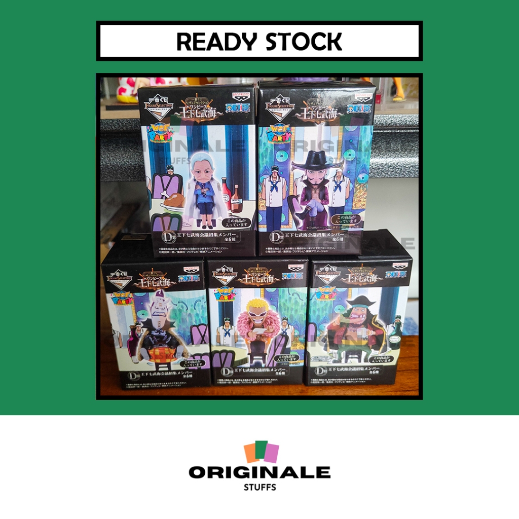 Ichiban Kuji One Piece Figure Selection Shichibukai Japver Original (Tsuru Mihawk Moria Doflamingo K