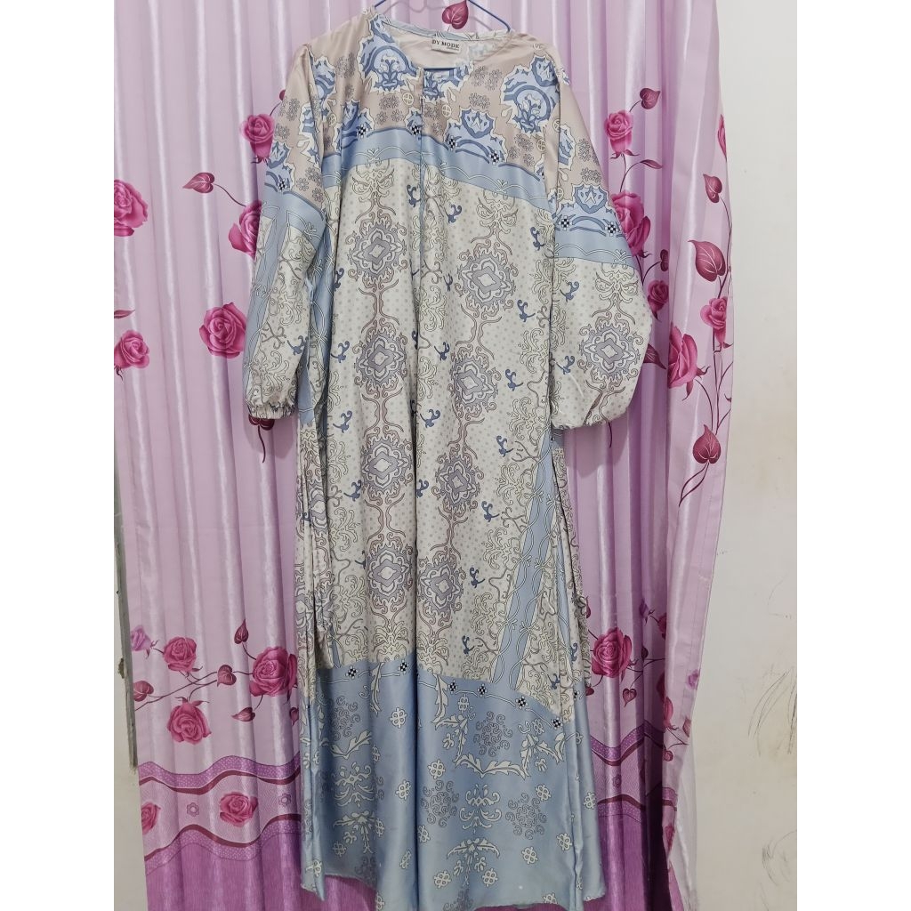 Dress Kondangan/pengajian/Lebaran Baby blue Preloved