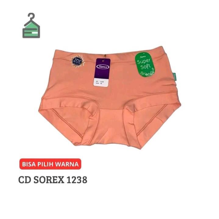 3/6/12 Celana Dalam Sorex 1248 Jumbo CD Wanita Jumbo Sorex Big Size Super Soft Sorex Grosir Lusinan