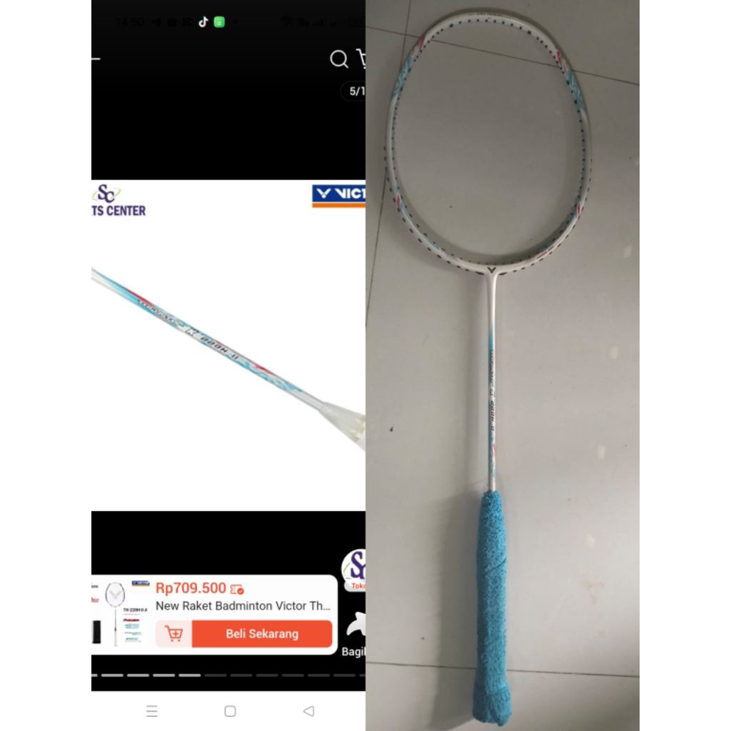 Raket second original 100%