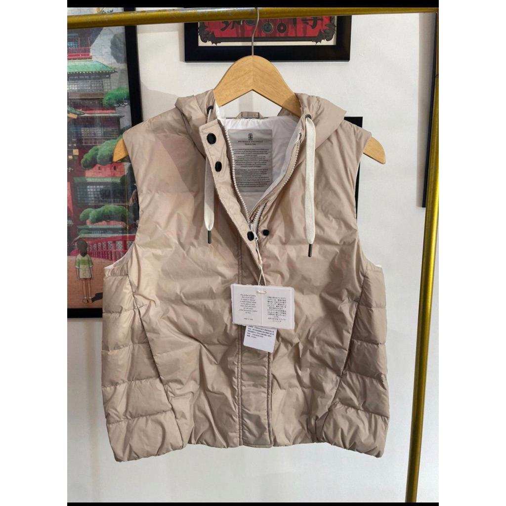 brand new brunello cucinelli winter vest outer hoodie baju top luaran wanita cewek