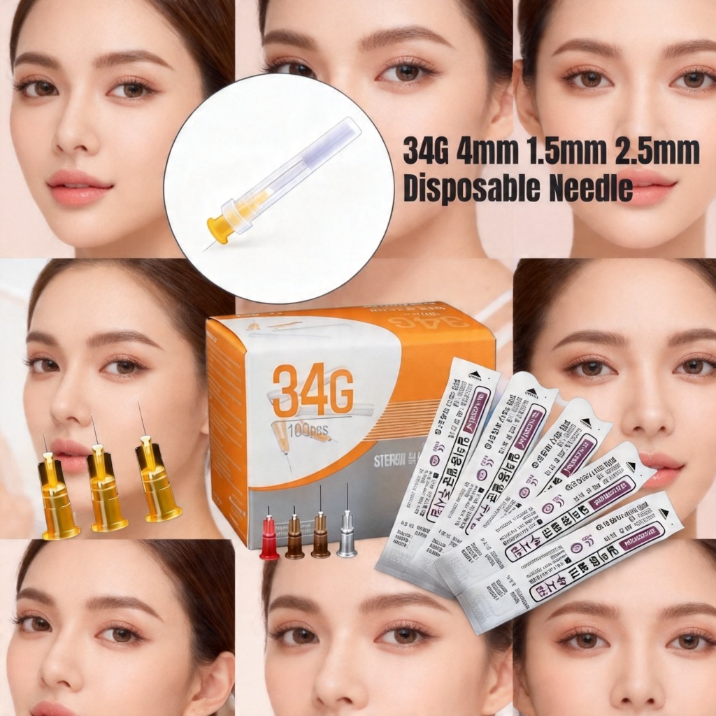 Needle 34G Sungshim Korea needle Skin Booster Nedle Meso Needle Mes-o-aterapi Needle botox Nedle bot